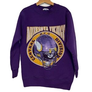 Minnesota Vikings Vintage Pro Player 1995 Crewneck Pullover Sweatshirt Large NFC